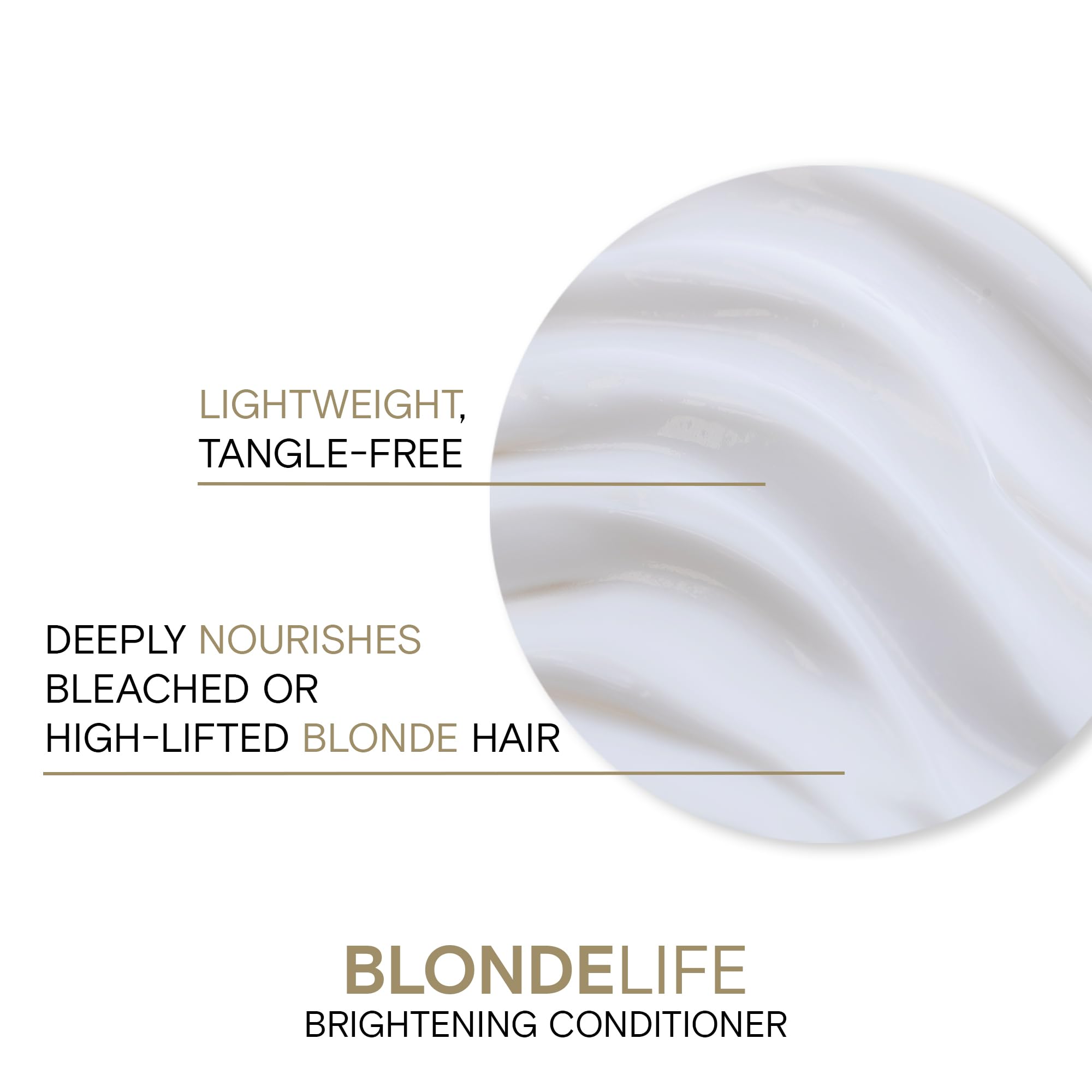 Joico Blonde Life Brightening Conditioner | For Blonde Hair | Illuminate Hydration & Softness | Add Softness & Smoothness | Sulfate Free | With Monoi & Tamanu Oil