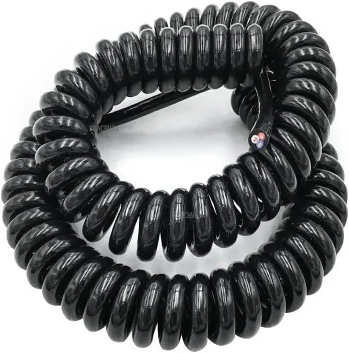 Spiral spring telescopic multi-core wire and cable 14/15/17/18/20/22/24AWG(2 core,50.5cm,18 AWG)