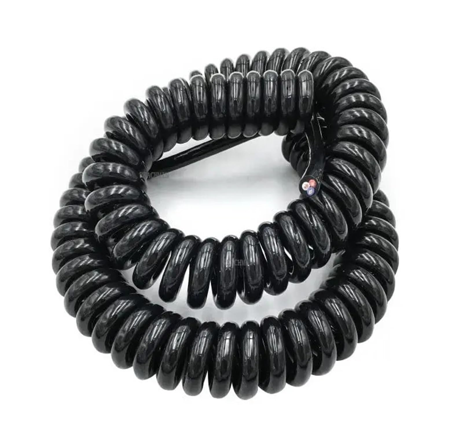 Spiral spring telescopic multi-core wire and cable 14/15/17/18/20/22/24AWG(3 core,75.5CM,15 AWG)