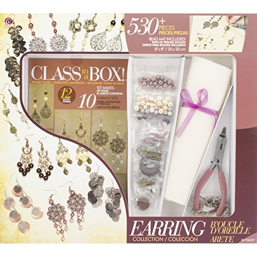 Jewelry Basics Class in A Box Kit-Gold & Copper Earrings