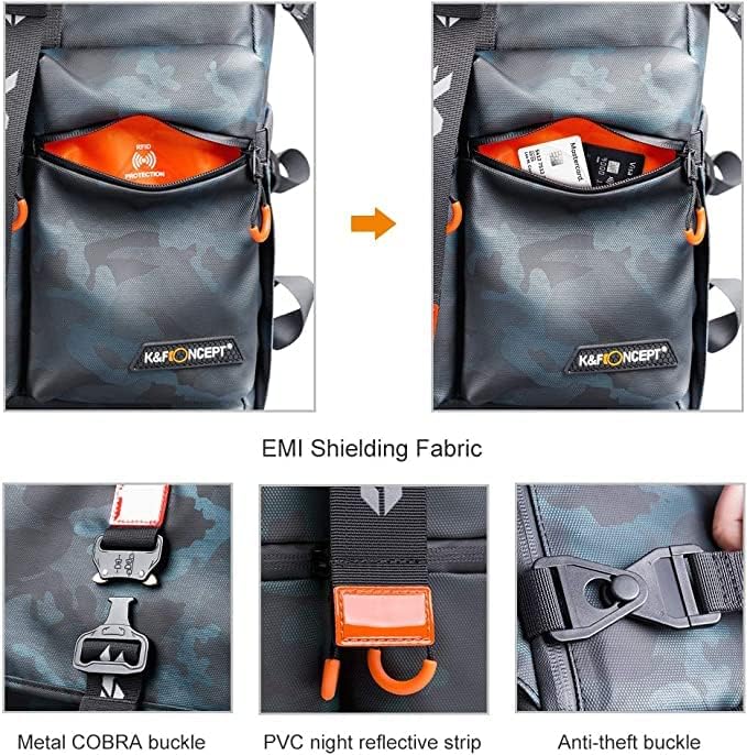 Zaino Fotografico Professionale K F Concept Zaino Per Fotocamera
