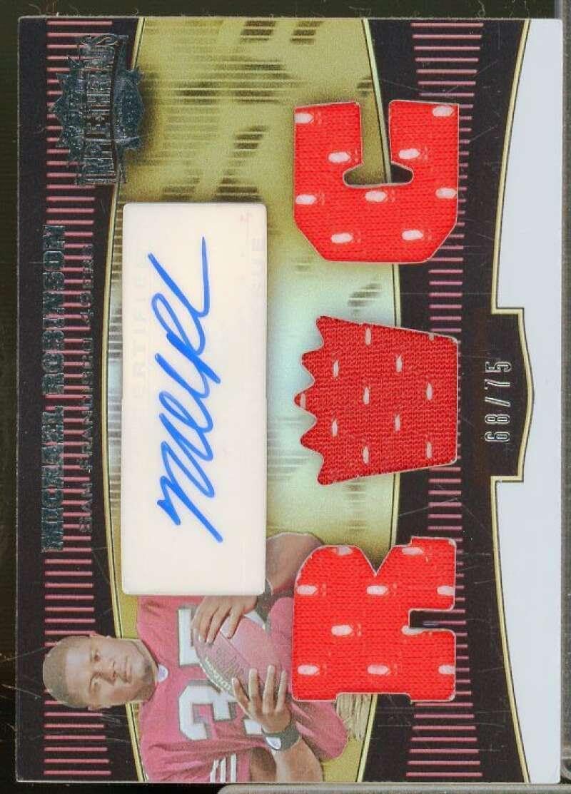Michael Robinson JSY AU Rookie Card 2006 Topps Triple Threads Sepia #121 - Unsigned Football Cards