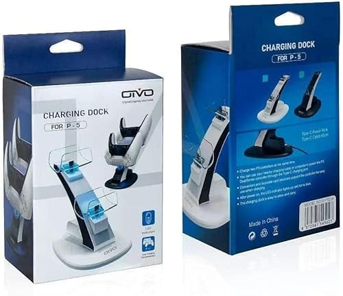 Estação de Carregadorrento Rapido para Controle Compátivel com P5 Dualsense Usb Estação Dock Carrega
