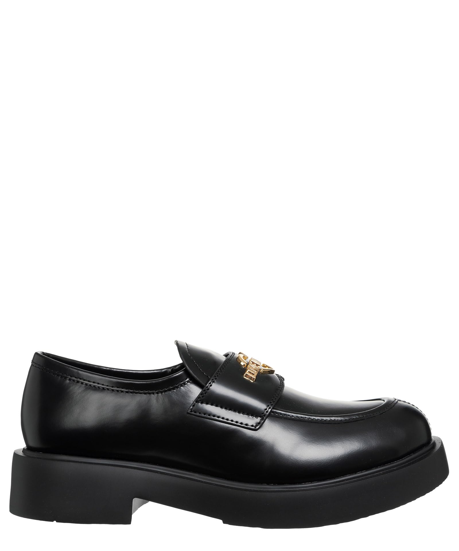 Love Moschino Damskie Ja10404g0ljd000 Loafers, czarne, 37 EU, czarny, 37 EU