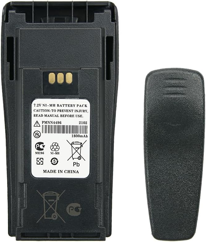Replacement NI-MH Battery for Mo-torola CP040, CP140, CP150, CP160, CP180, DEP EP450, DP1400, GP3138, GP3688 fits Part no PMNN4496 NNTN4497CR NNTN4851AR NNTN4970CR