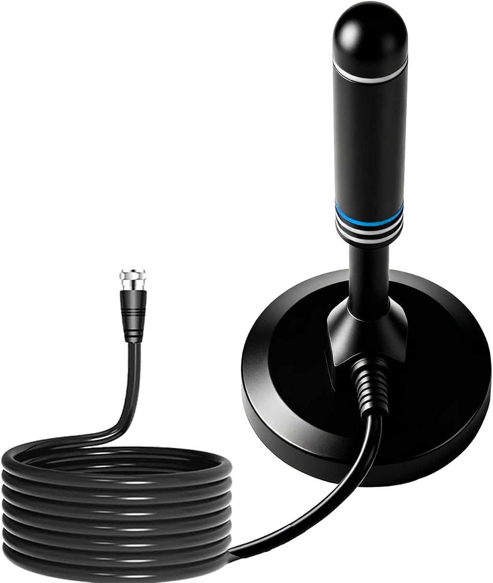 Antena de TV digital HD,antena con recepción de largo alcance, antena de TV digital OTA con 9.89FT,compatible con 4K, 1080P y 118Miles Todos los televisores inteligentes/antiguos