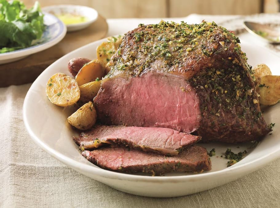 Florida Angus Beef Eye of Round Roast, Hand selected and cut, slow cooked, beef is fresh and never frozen 4.5 Pound