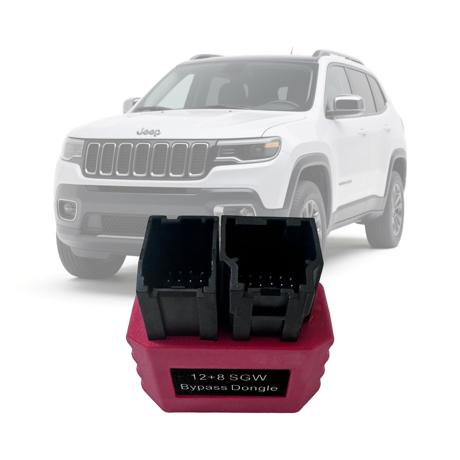 SGW Bypass Dongle 8+12 Pin,adatto per veicoli FCA dal 2018 in poi,modulo di bypass del gateway di sicurezza,compatibile con RAM,Chrysler,Jeep,Dodge,Fiat,Alfa Romeo,Maserati,Lancia dal 2018+