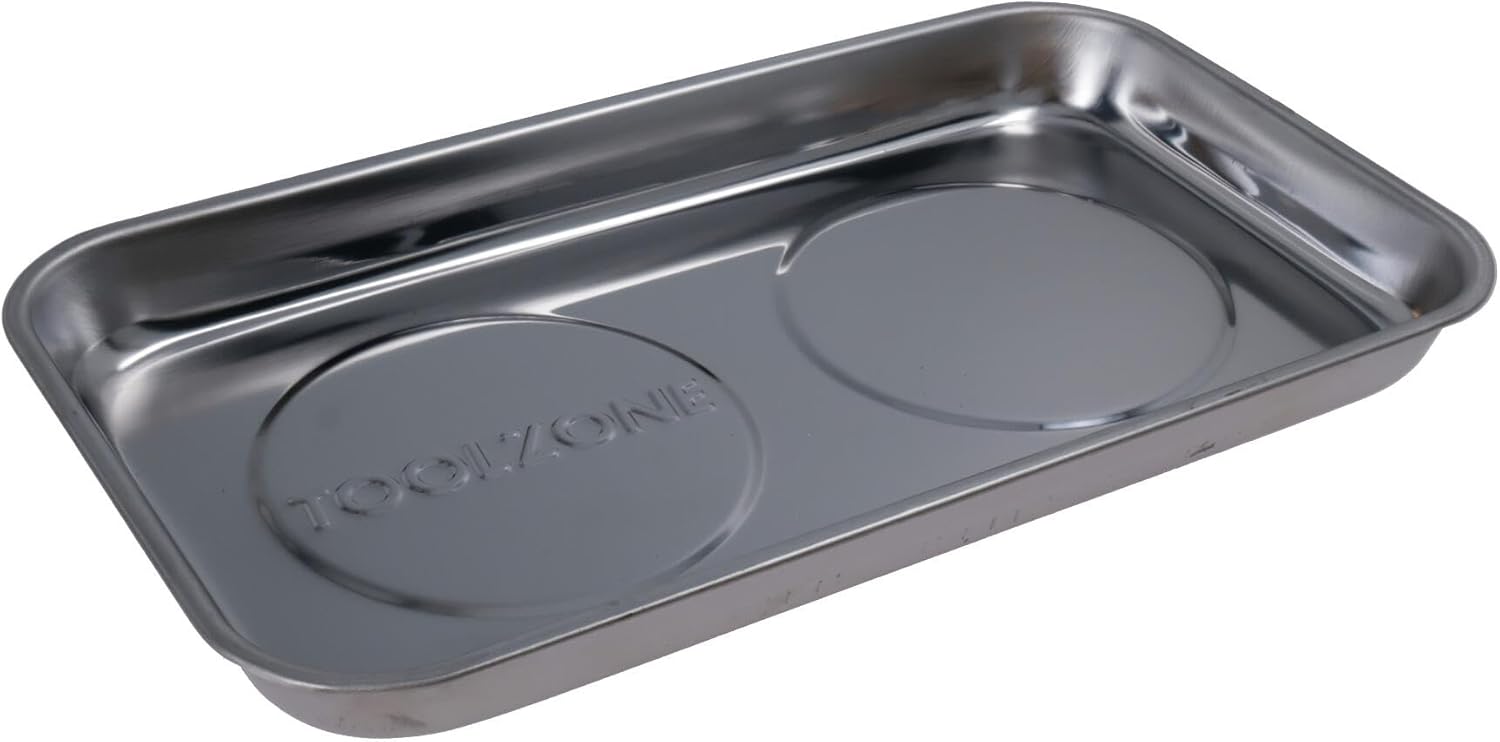 Magnetic Part Tray Extra Strong Twin Rectangle Mag Holder Dish TE036