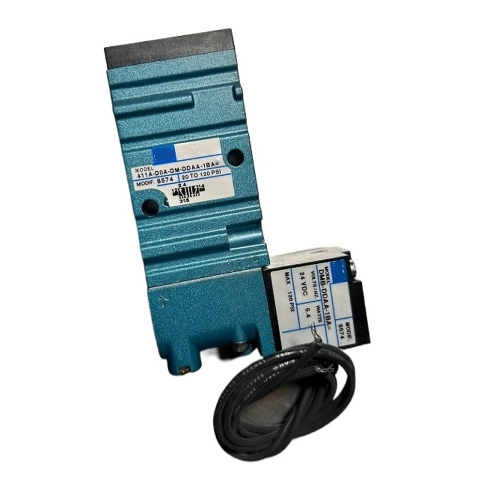 Électrovanne 411A-D0A-DM-DDAA-1BA pour contrôle de fluide industriel