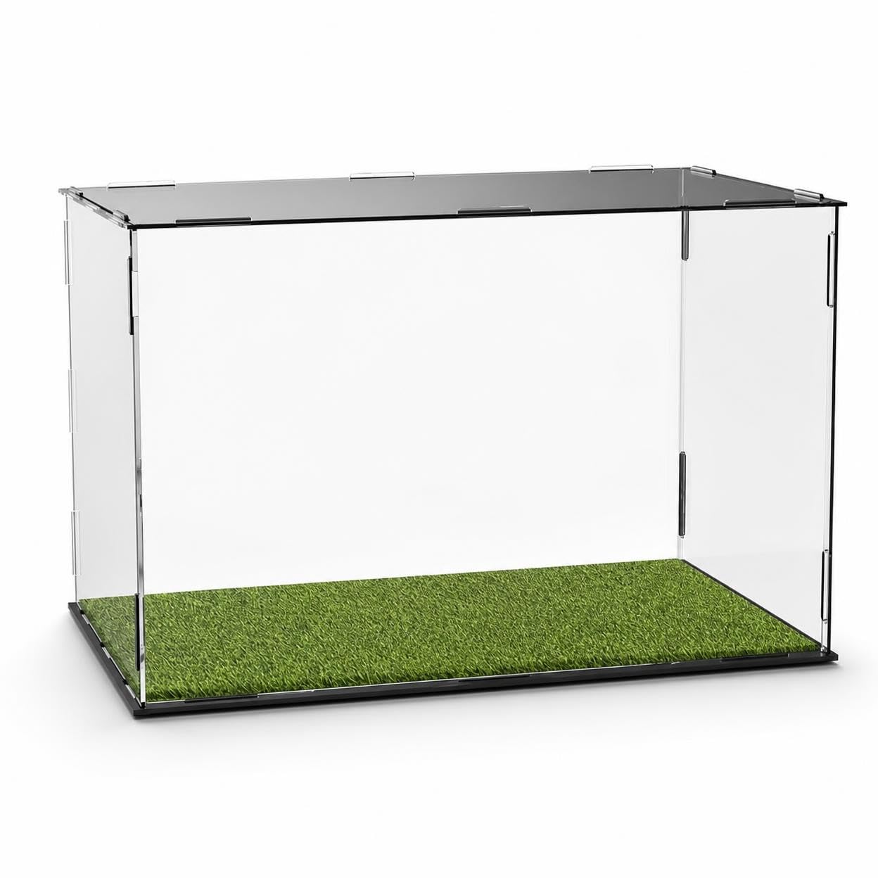 Contenitore Acrilico Trasparente con Supporto Scatola per Pallone da Nera Inserto Sintetica Adatto a Esposizione, 30 * 20 * 20cm