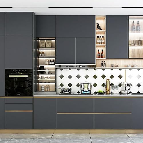 Vista 61 de FunStick Papel tapiz morado pastel para dormitorio, papel adhesivo morado claro para armarios, papel tapiz de despegar y pegar, papel tapiz