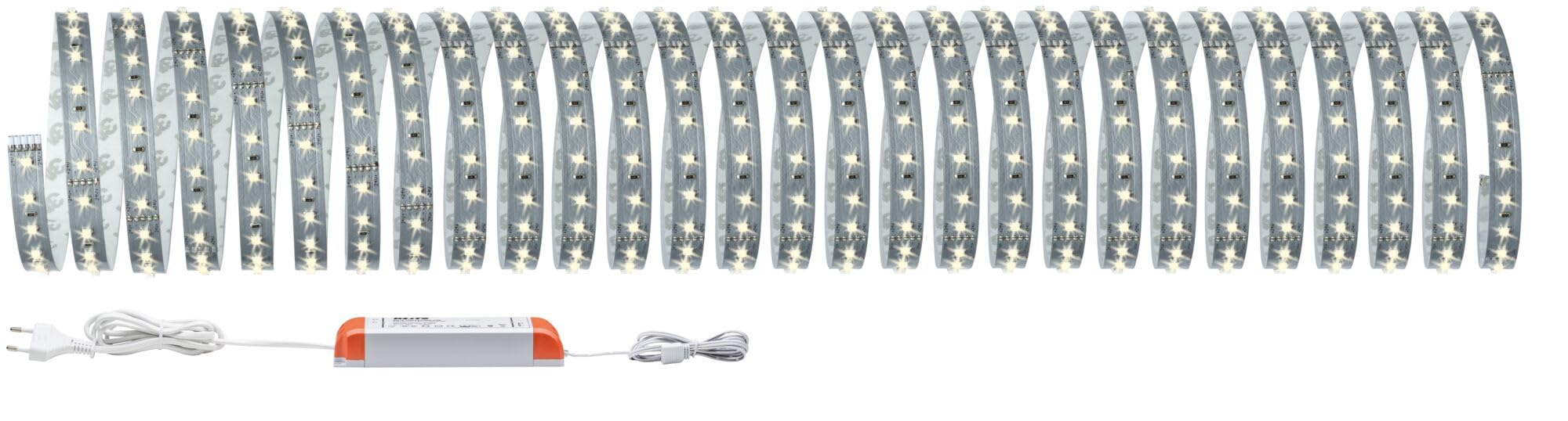 Paulmann Function MaxLED 500 Basisset 10m Warmweiß 33W 230/24V 75VA Silber