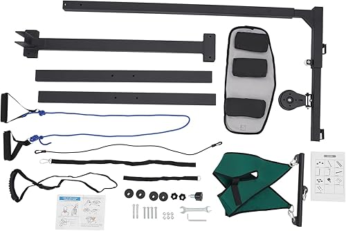 Miniatura 7 de DYRABREST Barra de trapecio para movilidad en la cama, 9 alturas (51.18-68.9 pulgadas) Barra de trapecio ajustable con capacidad de peso de 220
