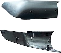 Vista 2 de Cubierta de brazo de espejo de puerta compatible con Freightliner Cascadia 2018-2023 Lado del pasajero (derecho) negro