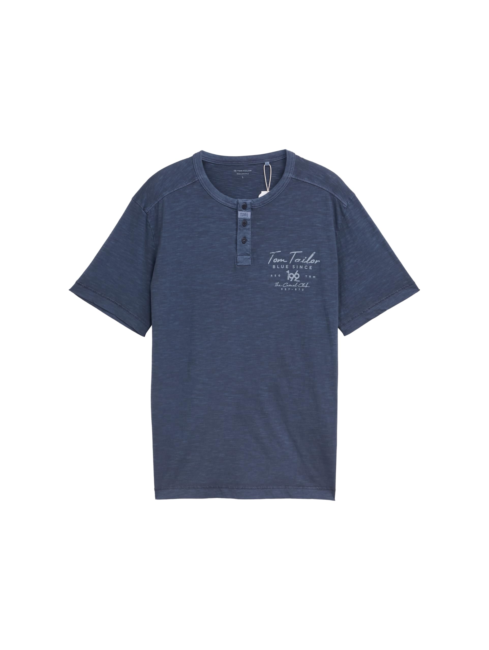 TOM TAILOR Men's 1046730 T-Shirt, 10306-Blueish Grey, L