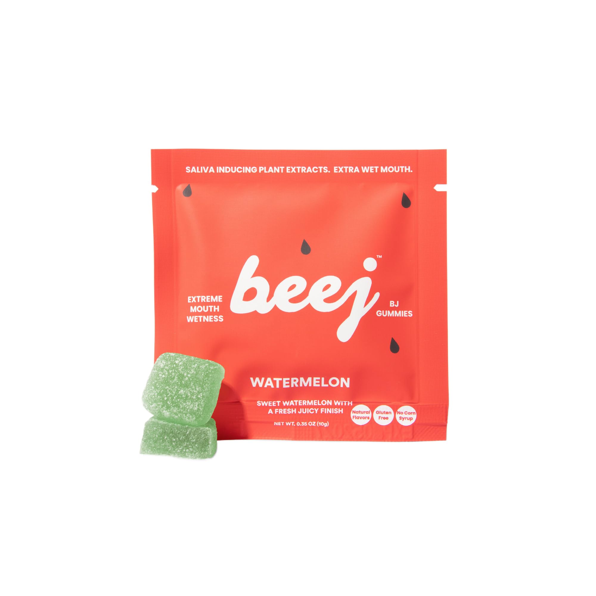 BJ Gummies, Candy For an Extra Wet Mouth.(3 pack) (Watermelon)