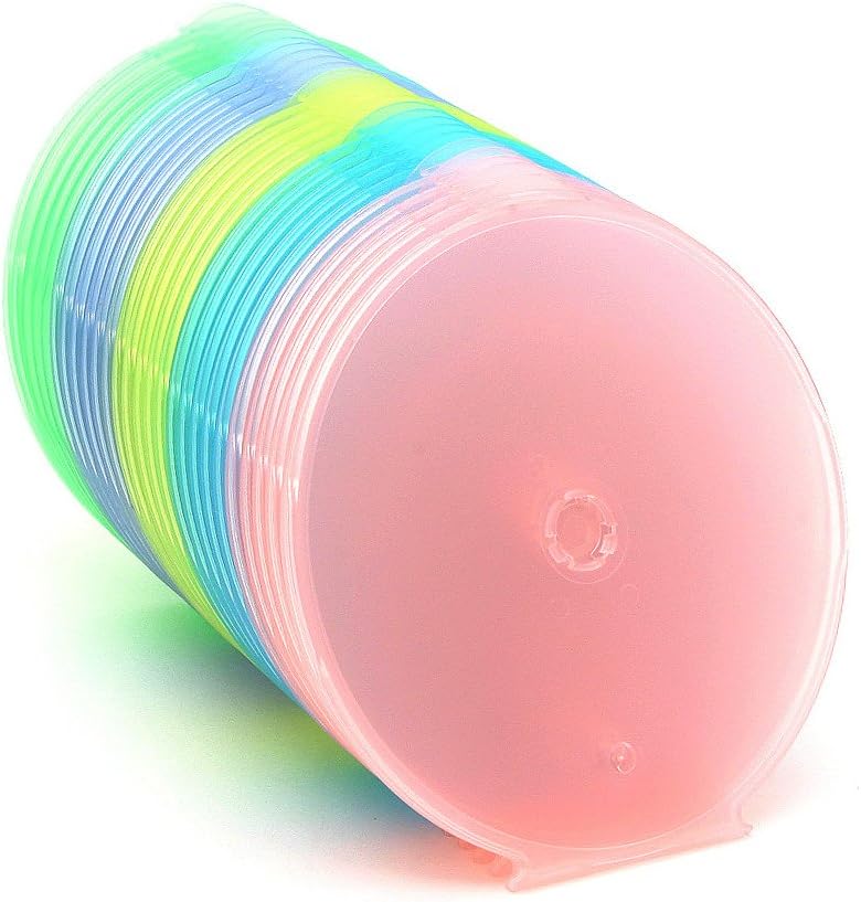 Cd/dvd Case Clam Shell (C Shell) 5mm Multicolor (5 Color