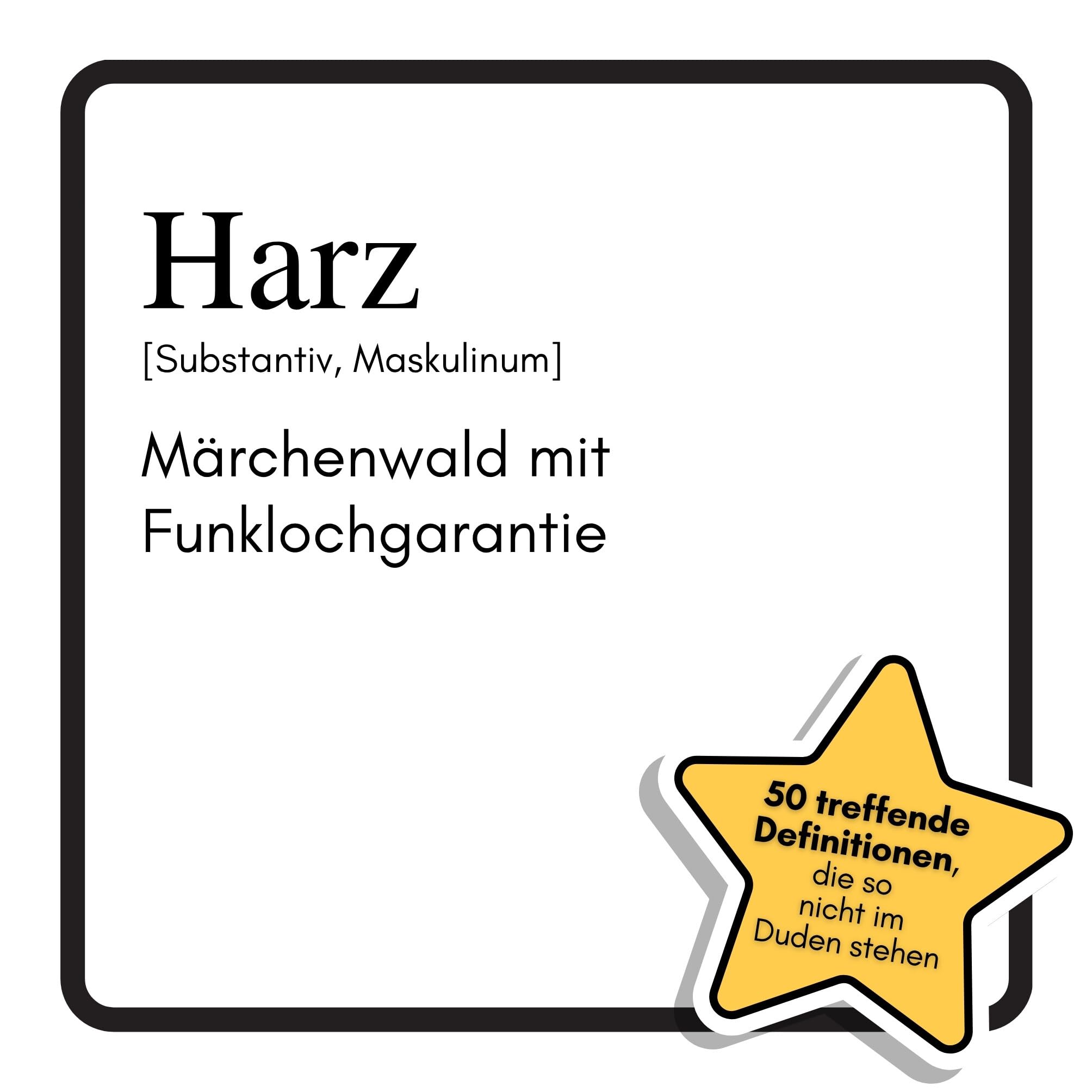 Harz: Märchenwald mit Funklochgarantie. Das lustige Geschenkbuch für Mann, Frau, Kollege, Freund zu Geburtstag, Weihnachten
