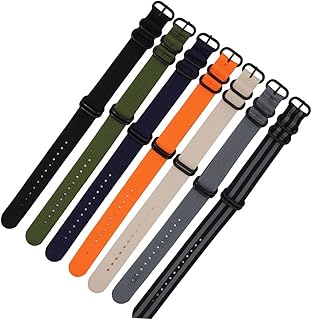 Generic 1pc Smartwatches for Women Wrist Watch Strap Band Strap Reloj para Hombre Inteligente Canvas Watchstrap Watch Band Nylon Watch Bands for Men 22mm Watch Band Replacement Belt Man