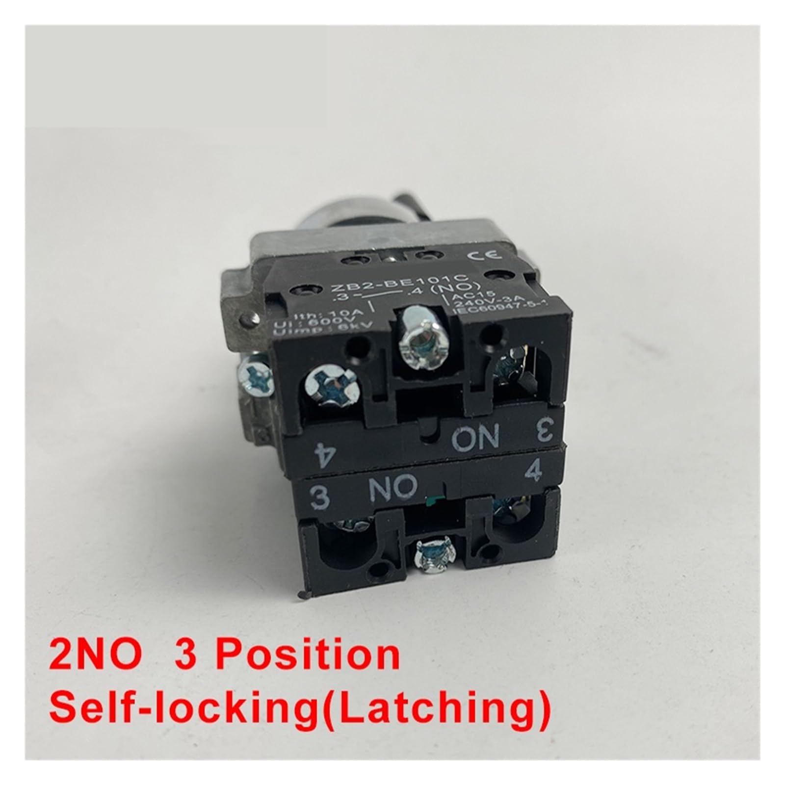 BUDAY 22mm Knob Rotary Switch 2/3 Position Latching Momentary Reset Selector XB2-BD21 BD23 BD25 BD33 BD45 BD53 1NO/2NO/1NO1NC(XB2-BD33,20pcs)