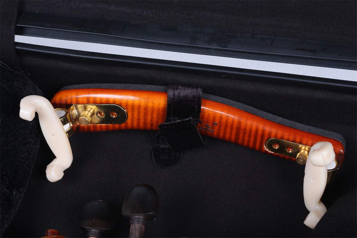 4/4 New violin Case Carbon fiber Fiberglass Oblong case Strong Light Full size music Sheet Bag (Champagne gold)