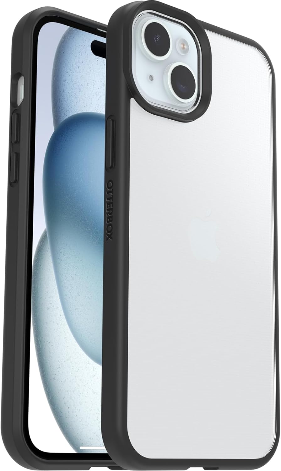 OtterBox iPhone 15 Plus and iPhone 14 Plus Prefix Series Case - Black Crystal, Ultra-Thin, Pocket-Friendly, Raised Edges Protect Camera & Screen, Wireless Charging Compatible - Image 5