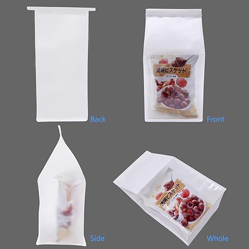 Miniatura 7 de 50 bolsas de pan de papel extra gruesas de 5.1 x 4.3 x 11 pulgadas para hacer en casa con ventana y lazo giratorio, ideales para pan de masa madre,