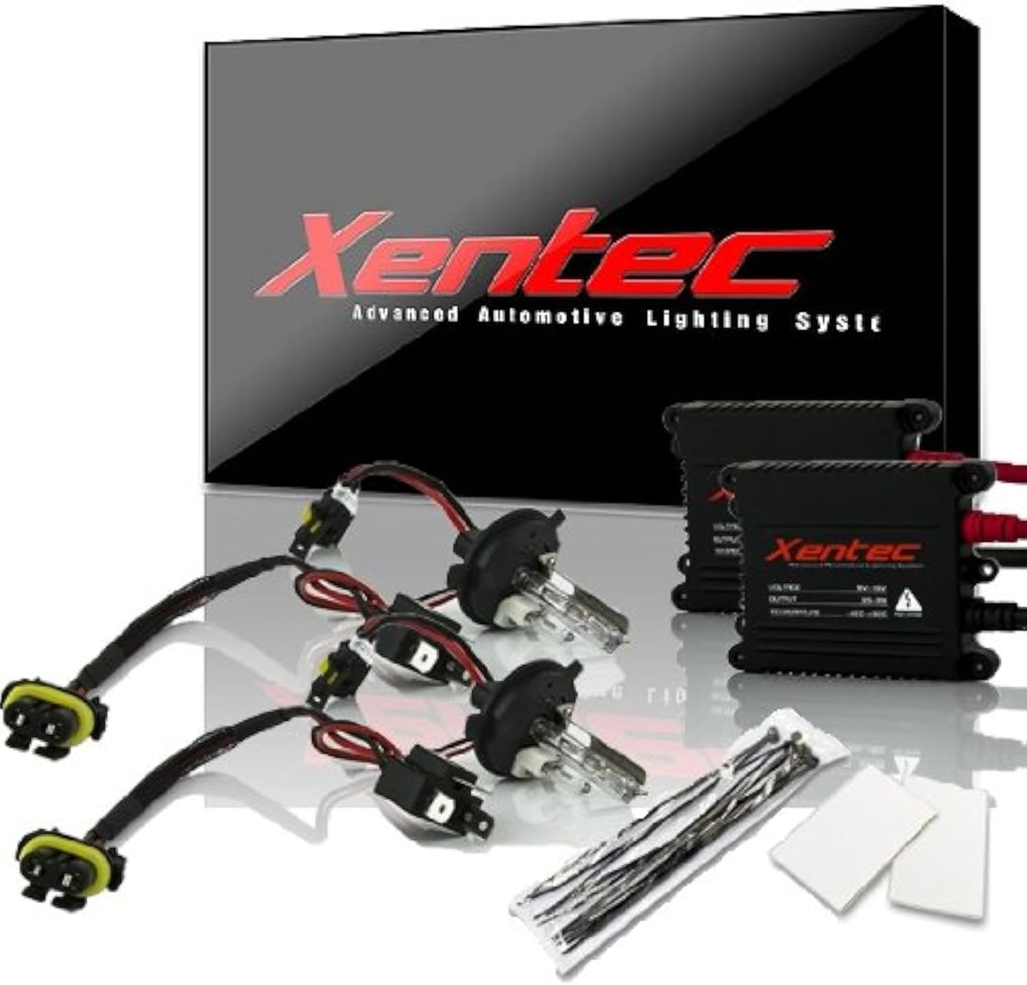 Xentec H7 6000K HID Xenon Bulb Bundle with 55W EP Alloy Slim Ballast (Ultra White)