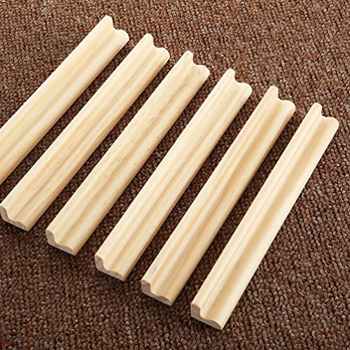 Toyvian 6pcs Wooden Domino Trays Natural Domino Tray Holders Domino Organizer Desktop Domino Stand Rummy Rack Domino Tiles Holders for Mexican Train Game - Image 2