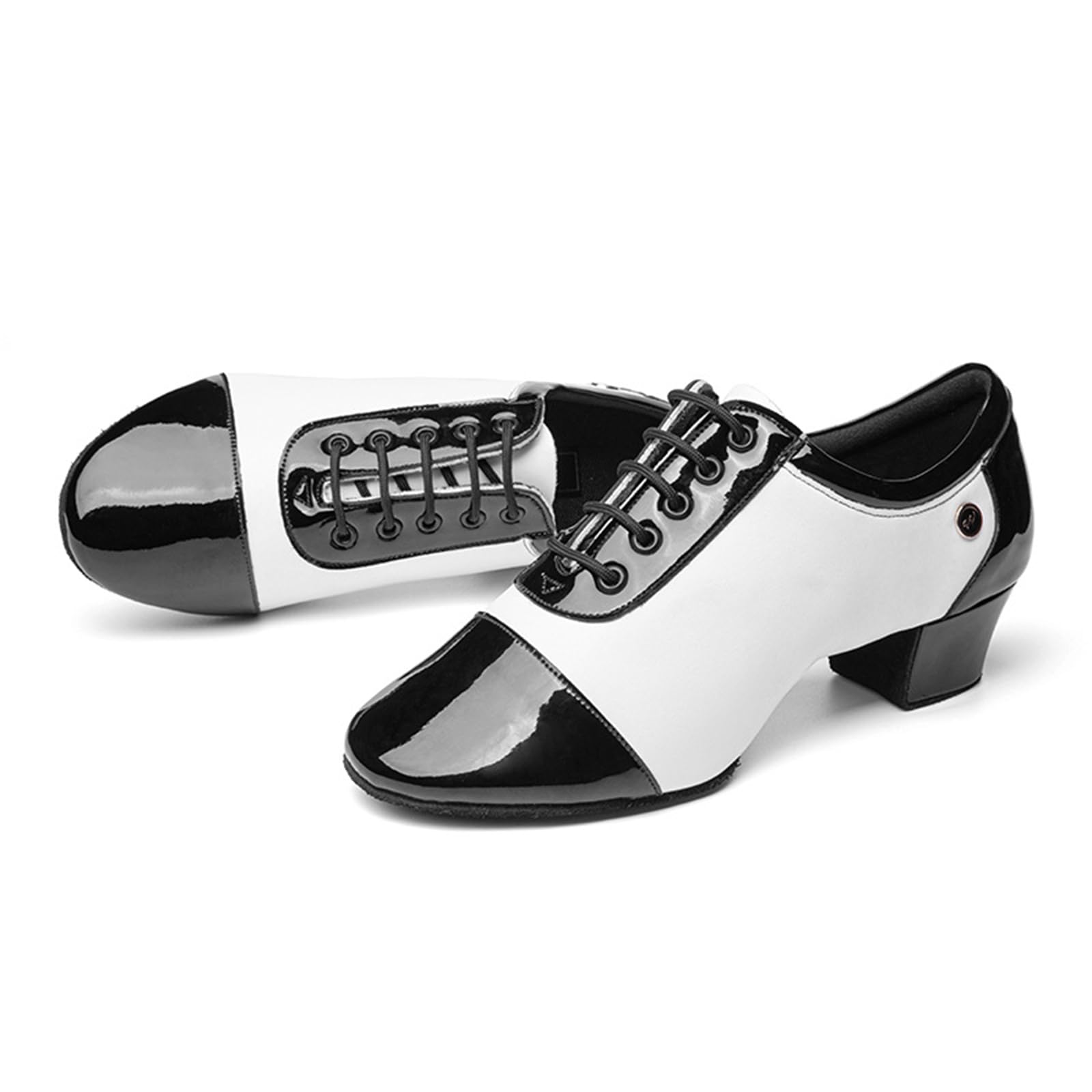 Uomini Ballroom Sneakers,Scarpe Ballo Uomo Salsa,Scarpe Ballo Latino Uomo Stringate Tango,Morbido E Resistente alla Flessione,Adatto per Latino,Salsa,Tango,Jazz,Moderno
