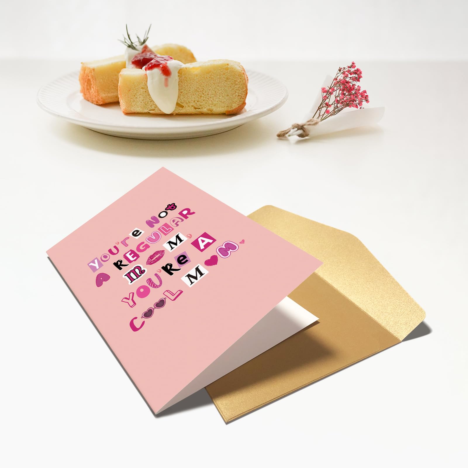 Cool Mom Birthday Card - Funny Greeting Card For Mom, Daughter, Sister & Bestie