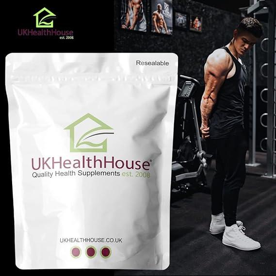 UKHealthHouse Extreme Testosterone Booster Tribulus Terrestris 6750mg x 60 Capsules, High Strength 95% Saponins Testosterone Supplement for Men