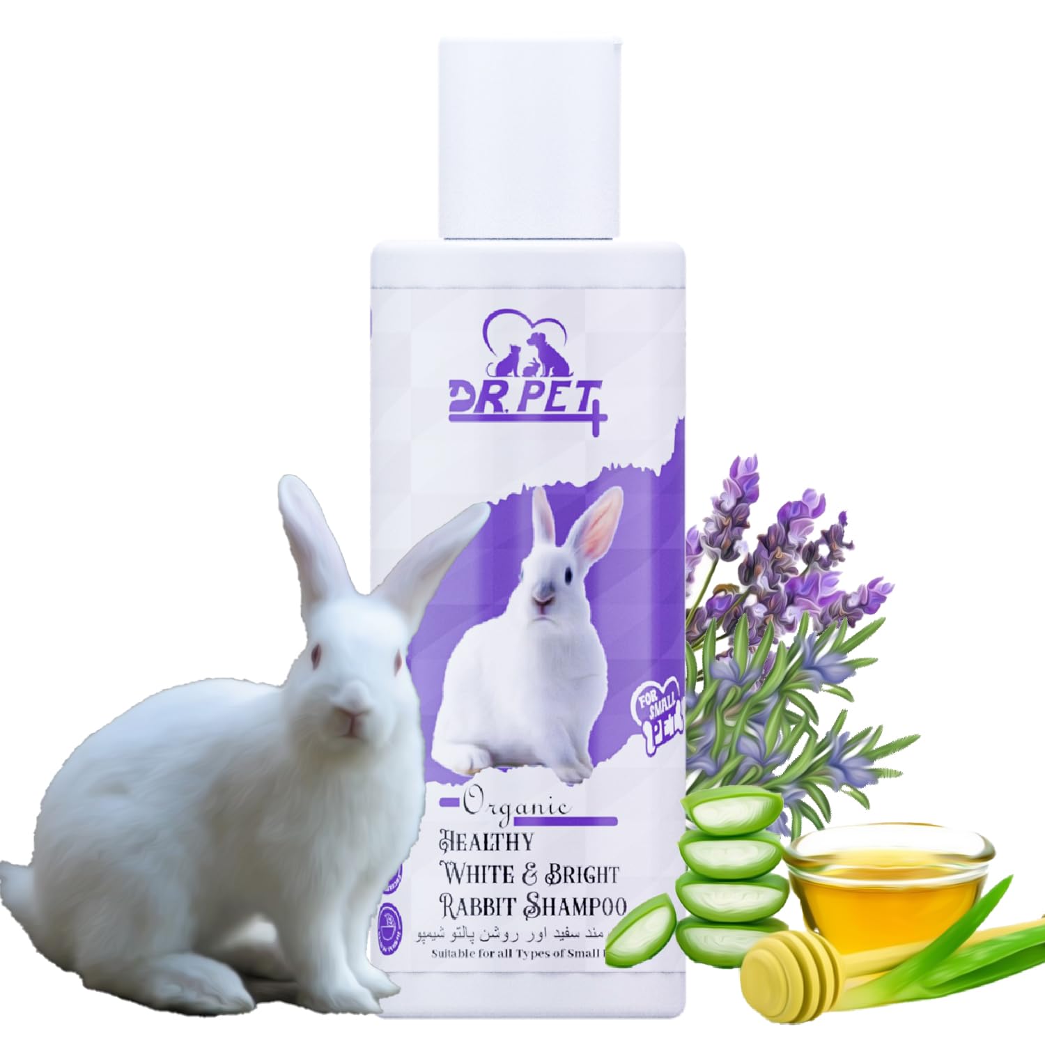 Dr. Pet Plus Organic Healthy White & Bright Rabbit Shampoo for Deeply Cleanse Coat, Softens & Conditions Coat | Eliminates Bad Odor | for All White Rabbit Breed – 100ml (B0CGS1NP7D) Amazon Price History, Amazon Price Tracker