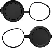 Vista 6 de Tapas de lente objetivo de 50 mm para binocular/monocular Diámetro interno de 60.9-63.2 mm Juego de cubiertas de goma negras, 60.9-63.9LC