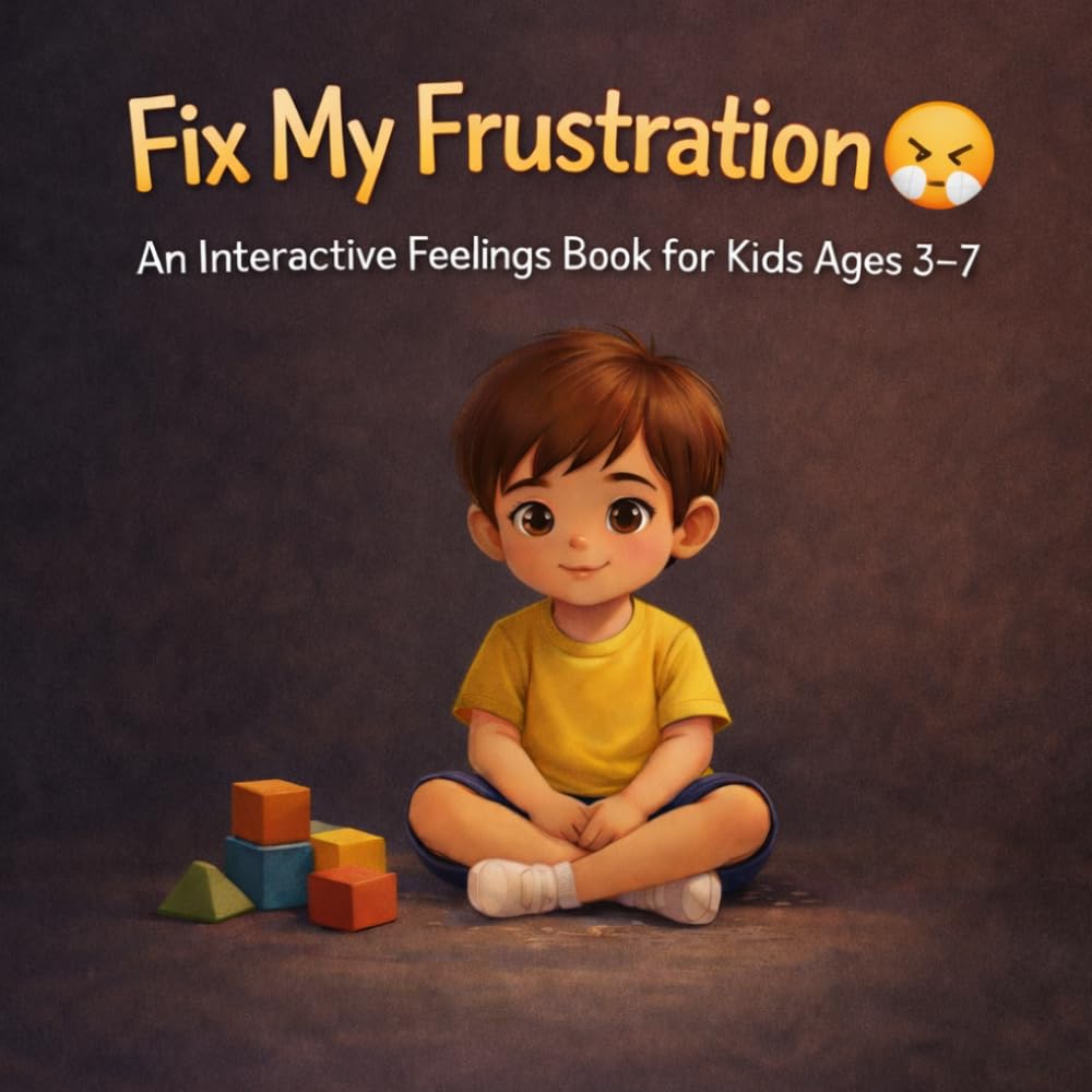 Fix My Frustration: An Interactive Feelings Book for Kids Ages 3–7: Help Children Manage Frustration and Stay Calm Through Fun Actions Like Breathing, ... and Trying Again (Fix My Feelings Series)