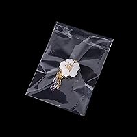 Vista 5 de Bolsas de celofán autosellantes de 3 x 4 pulgadas, 300 bolsas pequeñas transparentes autoadhesivas para violonchelo, 2 mil, pequeñas bolsas