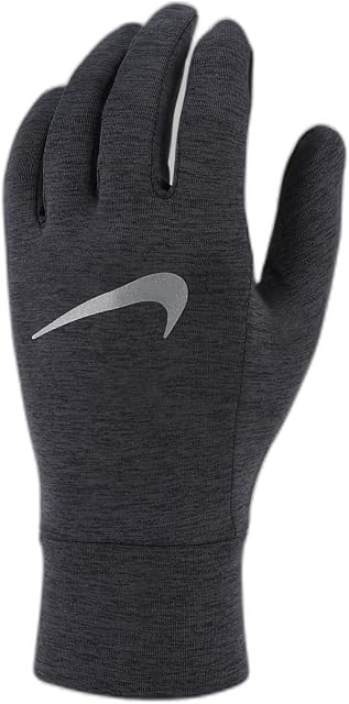 NIKE NGM11S carta Football Mens Fleece Gloves RG S/M, 082 Black/Black/Silver
