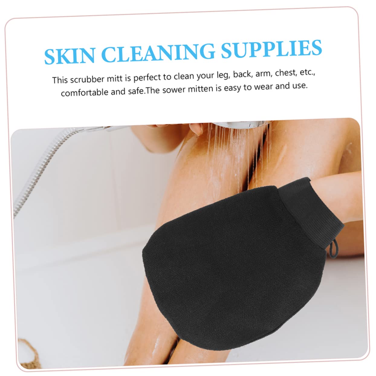 POPETPOP 15 Uds Guantes De Baño Exfoliante Guantes De Lavado Cuidado De La Piel Exfoliante Guante Exfoliante Cuerpo Exfoliante Guante Exfoliante Cuerpo Exfoliante Toalla De Mano Bebé Fibra
