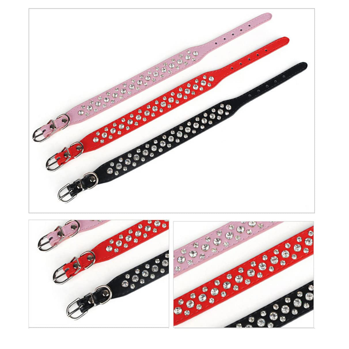 Produktbild von Luxus Hundehalsband Aus Leder 5 Cm Breit, Für Große Hunde
