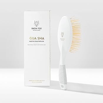  FOXカッサブラシGUA SHA HAIR & SCALP BRUSH Snow Fox Premium FOX Cassa Hair Brush (Official), Famous