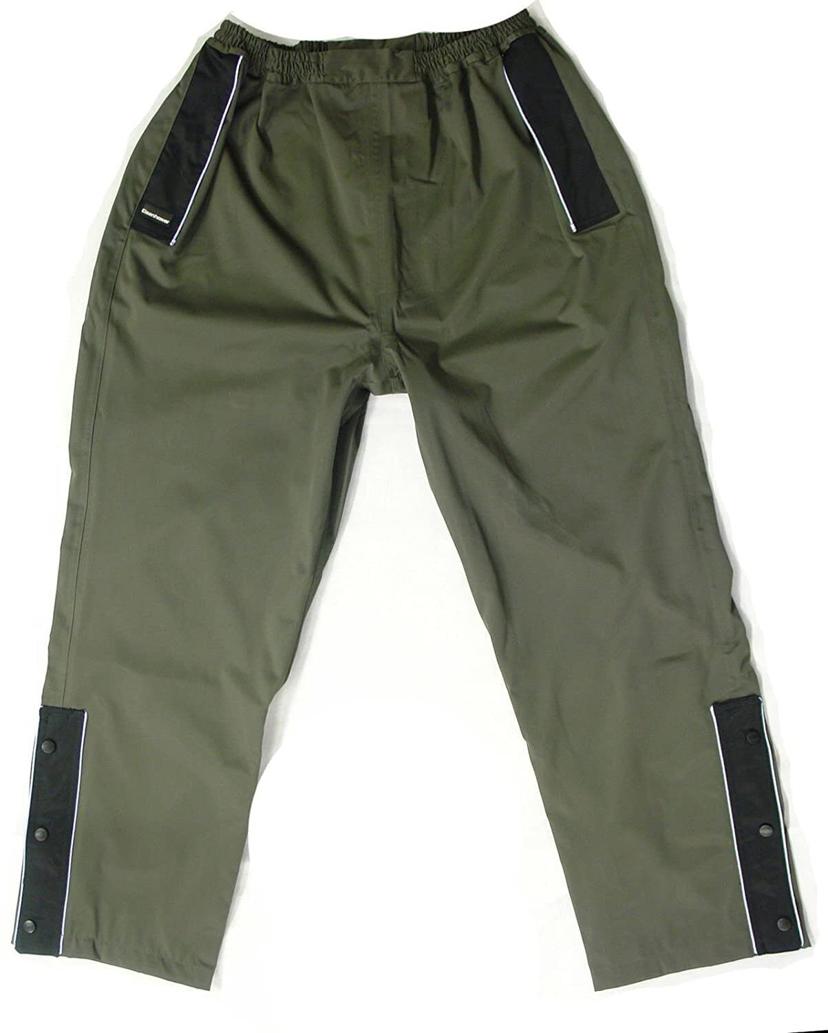 Dickies Eisenhower Over Trousers Waterproof Stitched Taped Seams Nylon Lining Olive Green
