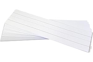 White Sentence Strips: Essential Writing Tools for Classrooms, Offices, and Homes