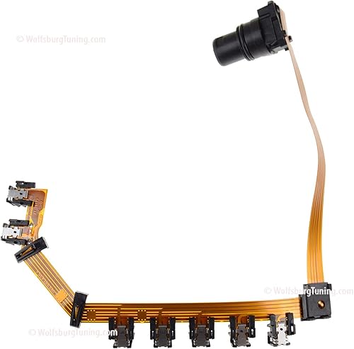 Miniatura 5 de Kit de solenoide de arnés de transmisión 01P con junta de filtro 1997-2003 TCC EPC VR6 12v AES AXK