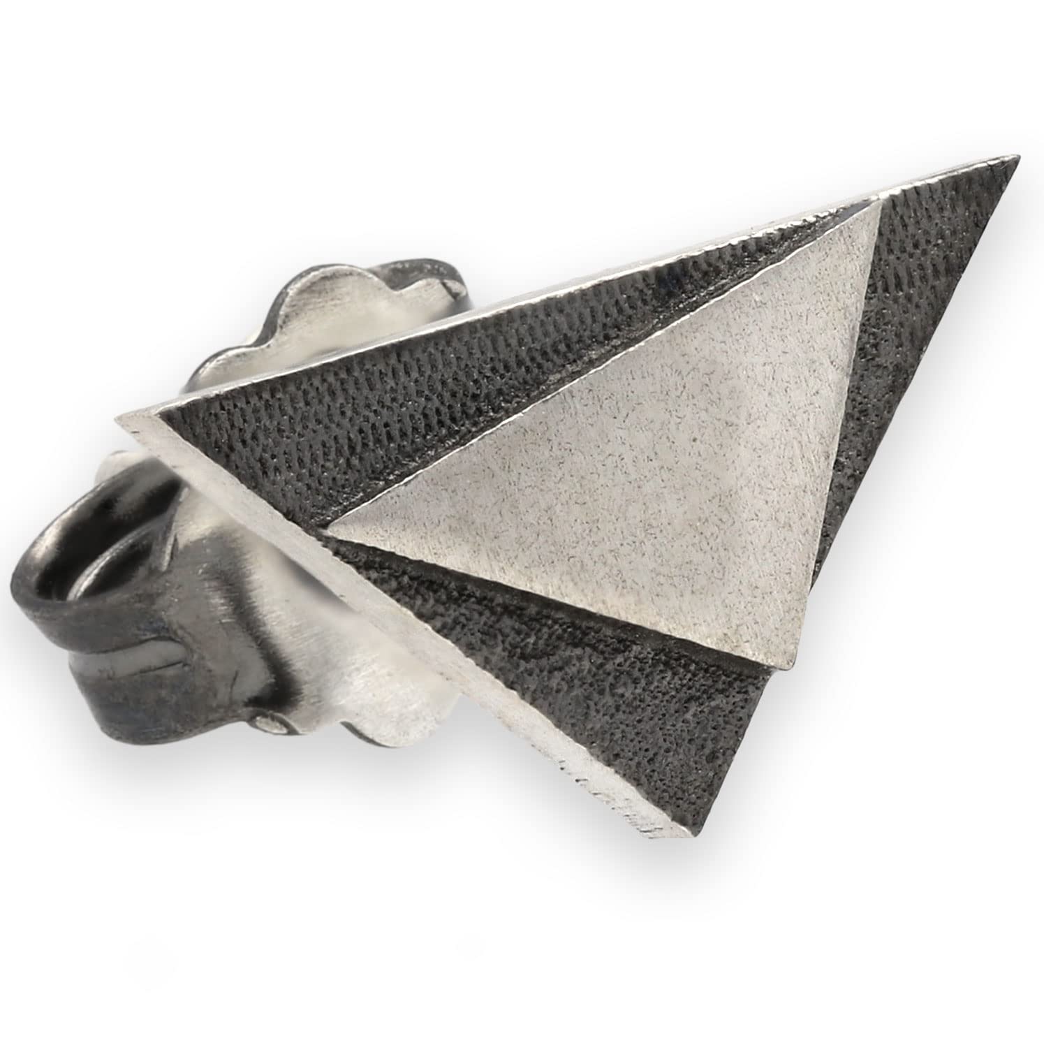 Orecchini in argento sterling per uomo orecchini a perno uomo orecchini a triangolo orecchini uomo regalo per uomo gioielli fidanzato regalo di compleanno uomo marito