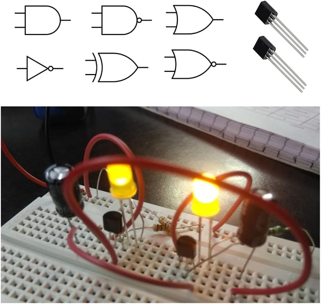 Pranathi Innovators - Make Logic Gates – Build and Study NAND, and, OR, NOR, NOT, XOR Gates and Switch Using Transistors