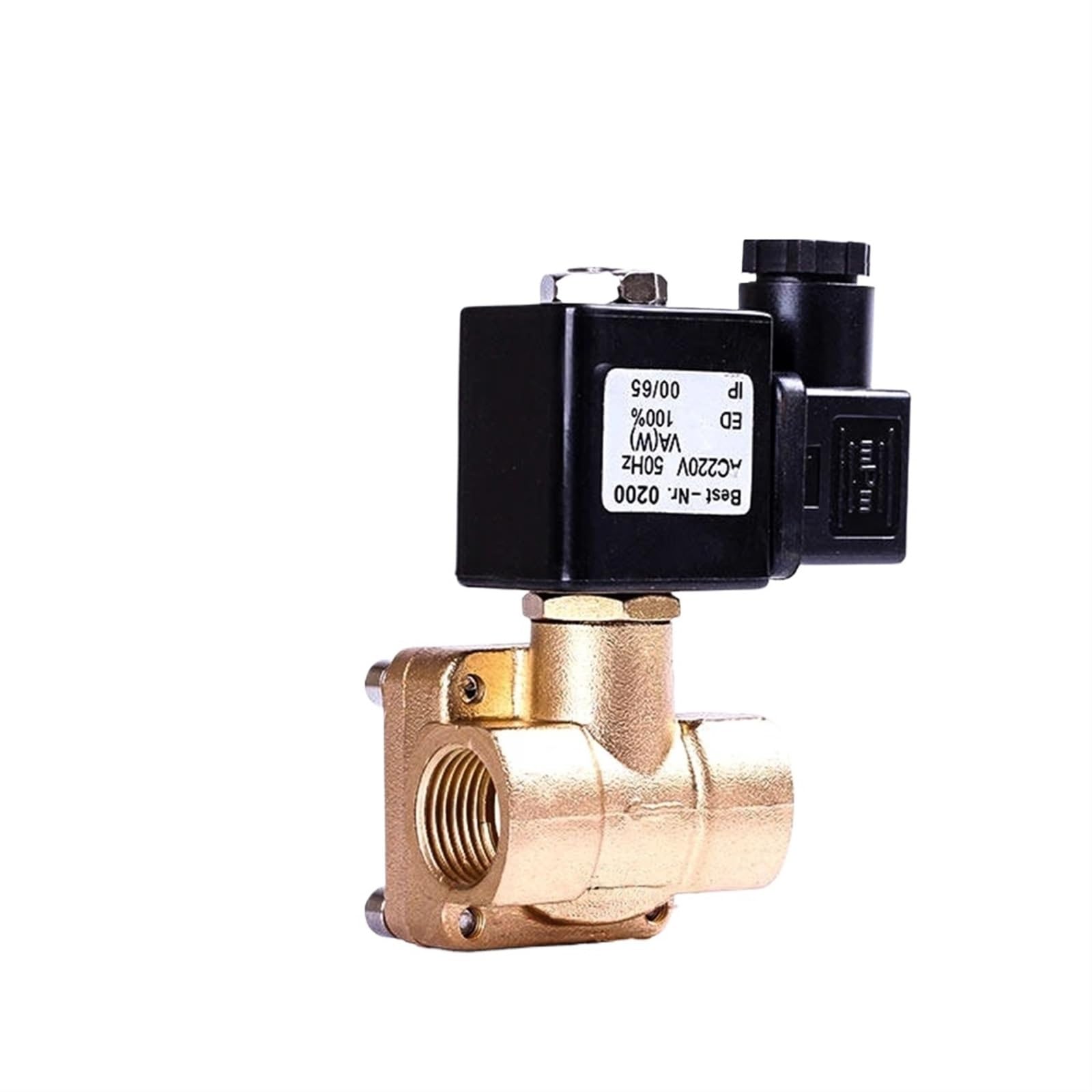 PXQCHAVLN 3/4" Normally Closed Brass High Pressure 16 Bar Solenoid Valve 110V 24V 12V 24v(NPT-230VAC-EPDM-SEAL)