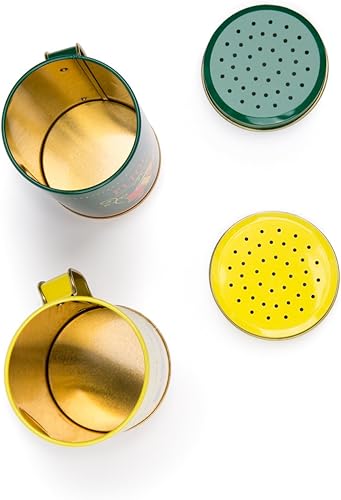 Miniatura 2 de Fox Run Juego de salero y pimentero con asa, 2.75 x 3.5 x 4 pulgadas, multicolor