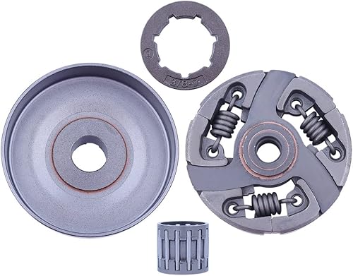 Miniatura 2 de Mtanlo Kit de piñón de tambor de embrague de 38"-7T para motosierra Husqvarna 181 281 288 281Xp 288Xp 503701501, 503625903