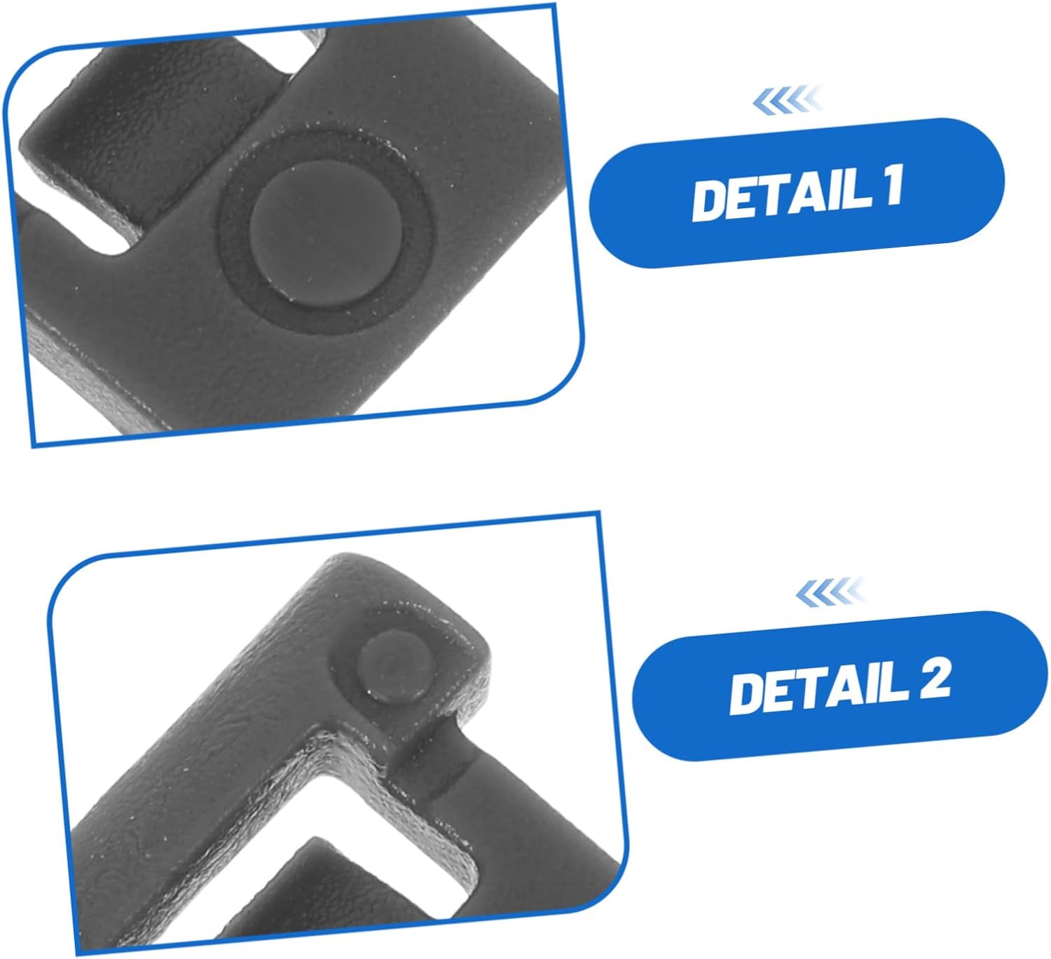 10pcs Cabinet Door Hinge Restrictor Clips for Cupboard Door, Plastic Clip on Hinge Restrictor with Accurate Angle Control and Safety Protection for Renovation and Wardrobe